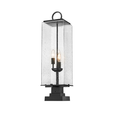 Z-Lite 28.75" High Sana 3 Light Outdoor Pier Mounted Fixture image 1