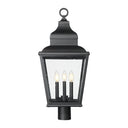 Z-Lite 28" High Raphael 3 Light Outdoor Post Mount Fixture image 1