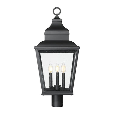 Z-Lite 28" High Raphael 3 Light Outdoor Post Mount Fixture image 1