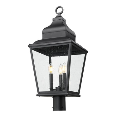 Z-Lite 28" High Raphael 3 Light Outdoor Post Mount Fixture image 2