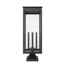 Z-Lite 29.25" High Nova 4 Light Outdoor Pier Mounted Fixture image 2