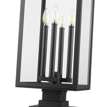 Z-Lite 29.25" High Nova 4 Light Outdoor Pier Mounted Fixture image 3