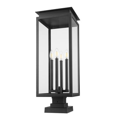 Z-Lite 29.25" High Nova 4 Light Outdoor Pier Mounted Fixture image 4