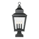 Z-Lite 29.25" High Raphael 3 Light Outdoor Pier Mounted Fixture image 1