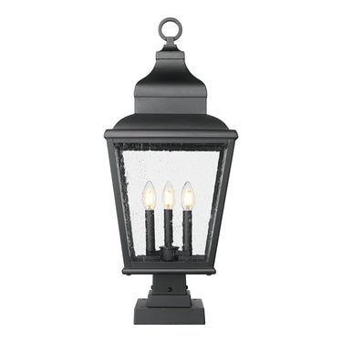 Z-Lite 29.25" High Raphael 3 Light Outdoor Pier Mounted Fixture image 1