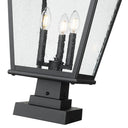 Z-Lite 29.25" High Raphael 3 Light Outdoor Pier Mounted Fixture image 3