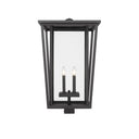 Z-Lite 29.25" High Seoul 4 Light Outdoor Post Mount Fixture image 1