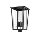 Z-Lite 29.25" High Seoul 4 Light Outdoor Post Mount Fixture image 2