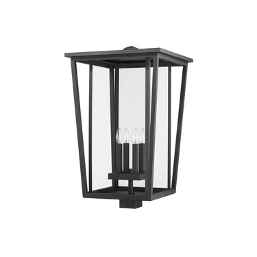 Z-Lite 29.25" High Seoul 4 Light Outdoor Post Mount Fixture image 4