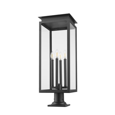 Z-Lite 29.5" High Nova 4 Light Outdoor Pier Mounted Fixture image 4