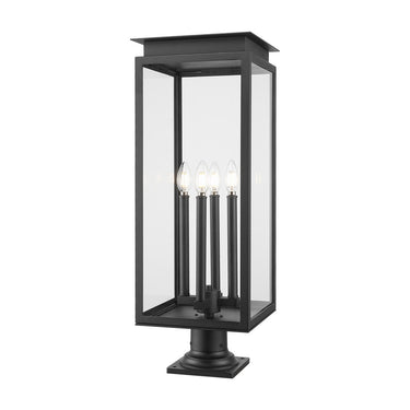 Z-Lite 29.5" High Nova 4 Light Outdoor Pier Mounted Fixture image