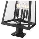 Z-Lite 29.5" High Rainer 5 Light Outdoor Pier Mounted Fixture image 3