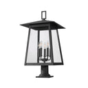Z-Lite 29.5" High Rainer 5 Light Outdoor Pier Mounted Fixture image 4