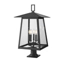 Z-Lite 29.5" High Rainer 5 Light Outdoor Pier Mounted Fixture image