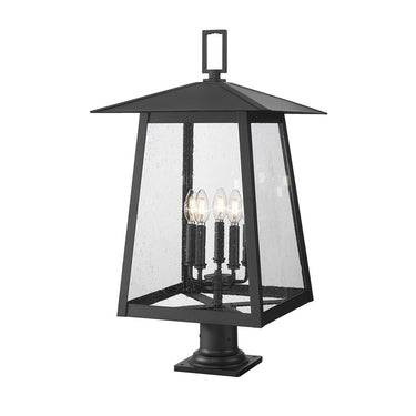 Z-Lite 29.5" High Rainer 5 Light Outdoor Pier Mounted Fixture image