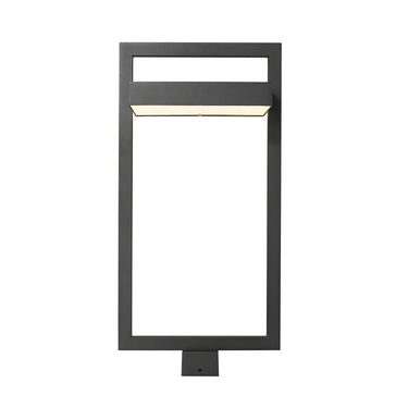 Z-Lite 29" High Luttrel 1 Light Outdoor Post Mount Fixture image 1