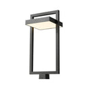 Z-Lite 29" High Luttrel 1 Light Outdoor Post Mount Fixture image 2