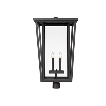Z-Lite 30.75" High Seoul 4 Light Outdoor Post Mount Fixture image 1