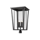 Z-Lite 30.75" High Seoul 4 Light Outdoor Post Mount Fixture image 2