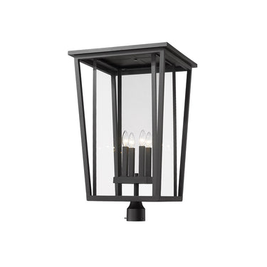 Z-Lite 30.75" High Seoul 4 Light Outdoor Post Mount Fixture image 2