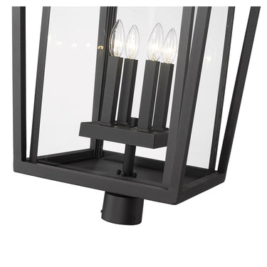 Z-Lite 30.75" High Seoul 4 Light Outdoor Post Mount Fixture image 3