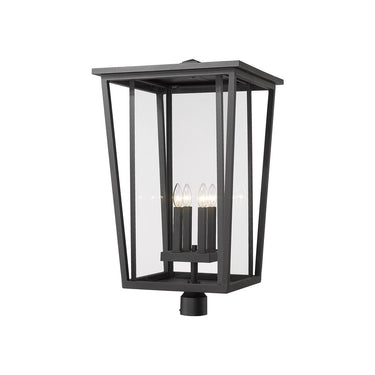 Z-Lite 30.75" High Seoul 4 Light Outdoor Post Mount Fixture image