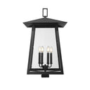 Z-Lite 30" High Rainer 6 Light Outdoor Post Mount Fixture image 1