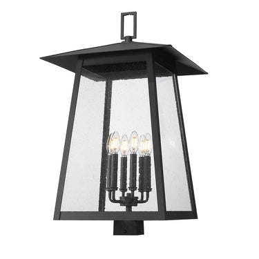 Z-Lite 30" High Rainer 6 Light Outdoor Post Mount Fixture image