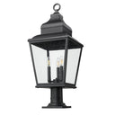Z-Lite 30" High Raphael 3 Light Outdoor Pier Mounted Fixture image 4