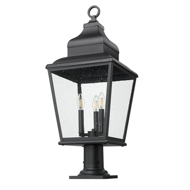 Z-Lite 30" High Raphael 3 Light Outdoor Pier Mounted Fixture image 4