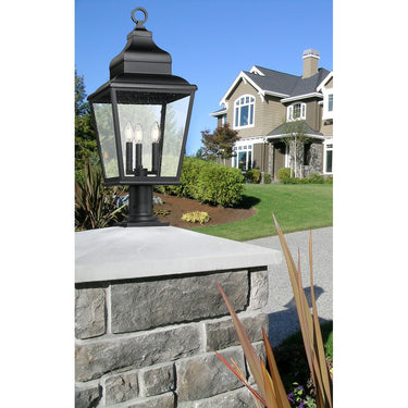 Z-Lite 30" High Raphael 3 Light Outdoor Pier Mounted Fixture image 5