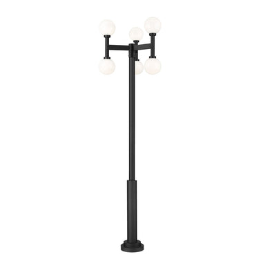 Z-Lite 30" Laurent 6 Light Outdoor Post Mount Fixture image 1