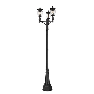 Z-Lite 31.5" Davina 3 Light Outdoor Post Mounted Fixture image 1
