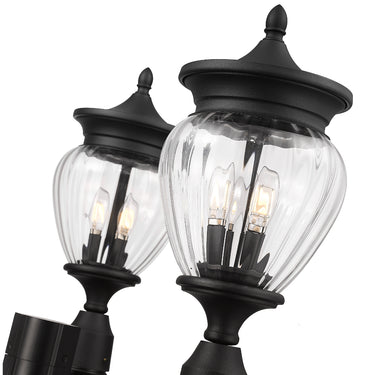 Z-Lite 31.5" Davina 3 Light Outdoor Post Mounted Fixture image 3