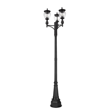 Z-Lite 31.5" Davina 3 Light Outdoor Post Mounted Fixture image 4