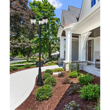 Z-Lite 31.5" Davina 3 Light Outdoor Post Mounted Fixture image 5