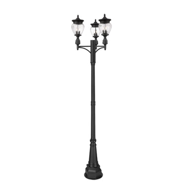 Z-Lite 31.5" Davina 3 Light Outdoor Post Mounted Fixture image