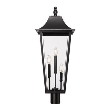 Z-Lite 31.5" High Gannon 3 Light Outdoor Post Mount Fixture image 2