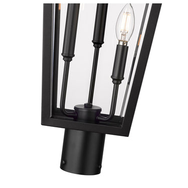 Z-Lite 31.5" High Gannon 3 Light Outdoor Post Mount Fixture image 3
