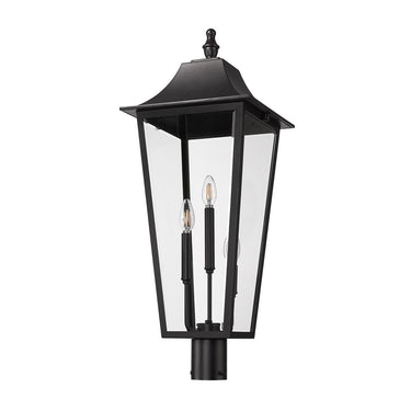 Z-Lite 31.5" High Gannon 3 Light Outdoor Post Mount Fixture image 4
