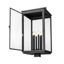 Z-Lite 31.5" High Hartwell 6 Light Outdoor Post Mount Fixture image 1