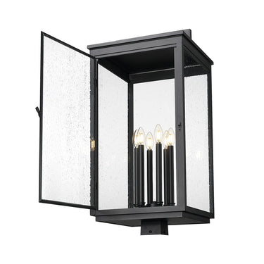 Z-Lite 31.5" High Hartwell 6 Light Outdoor Post Mount Fixture image 1