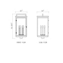 Z-Lite 31.5" High Hartwell 6 Light Outdoor Post Mount Fixture image 5