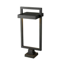 Z-Lite 31.5" High Luttrel 1 Light Outdoor Pier Mounted Fixture image 2