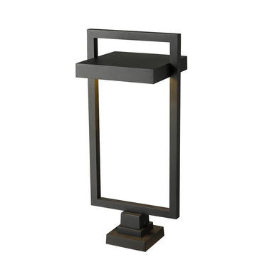 Z-Lite 31.5" High Luttrel 1 Light Outdoor Pier Mounted Fixture image 2