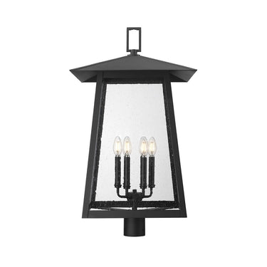Z-Lite 31.5" High Rainer 6 Light Outdoor Post Mount Fixture image 1