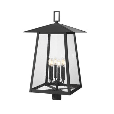 Z-Lite 31.5" High Rainer 6 Light Outdoor Post Mount Fixture image 2