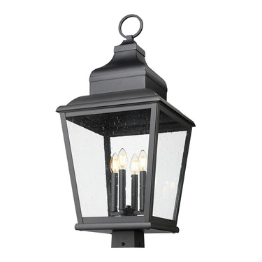 Z-Lite 31.75" High Raphael 4 Light Outdoor Post Mount Fixture image 2