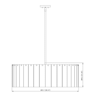 Z-Lite 32.5" Glacier 12 Light Chandelier image 14