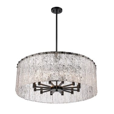 Z-Lite 32.5" Glacier 12 Light Chandelier image 2